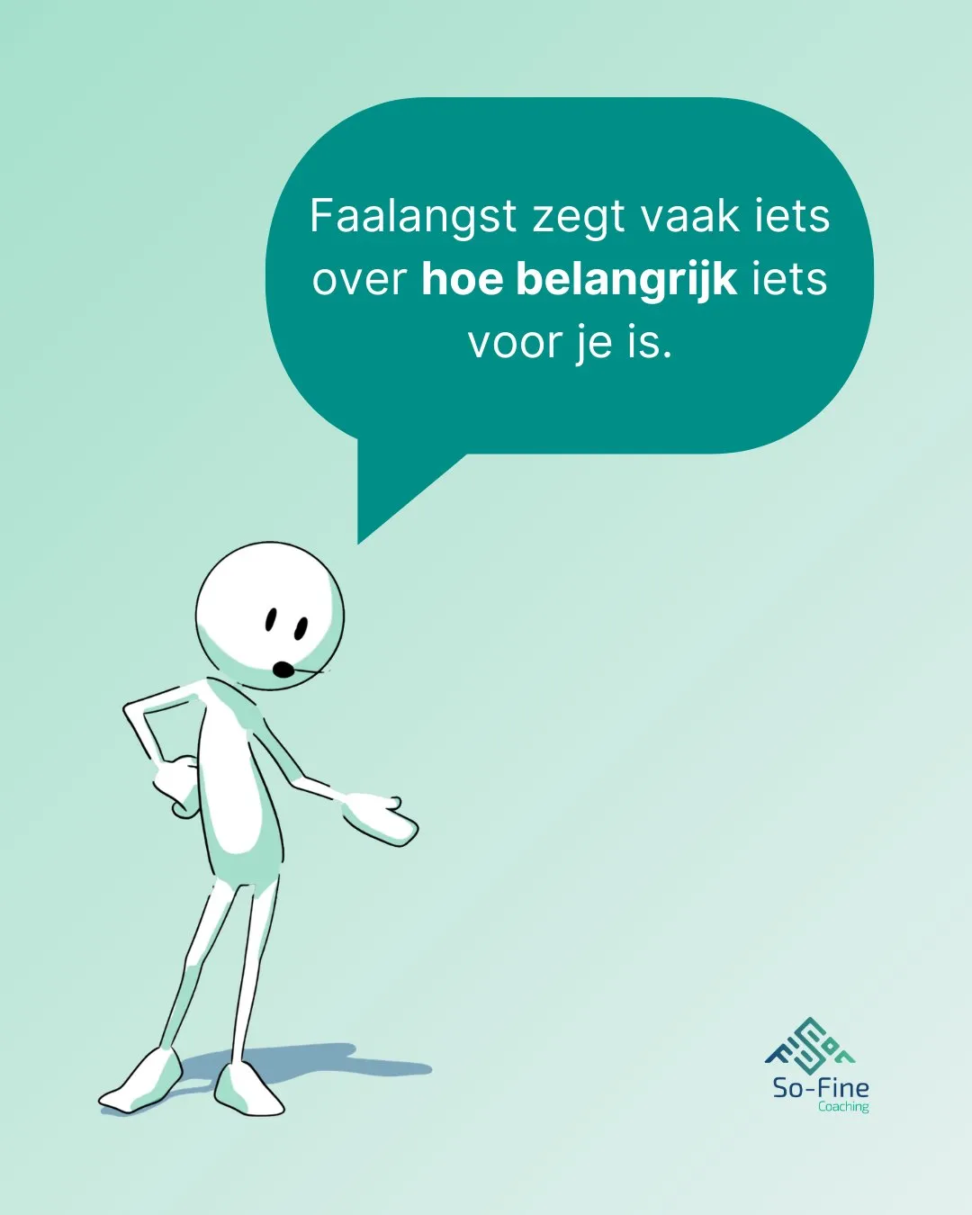 Faalangst wordt soms gezien als zwakte.