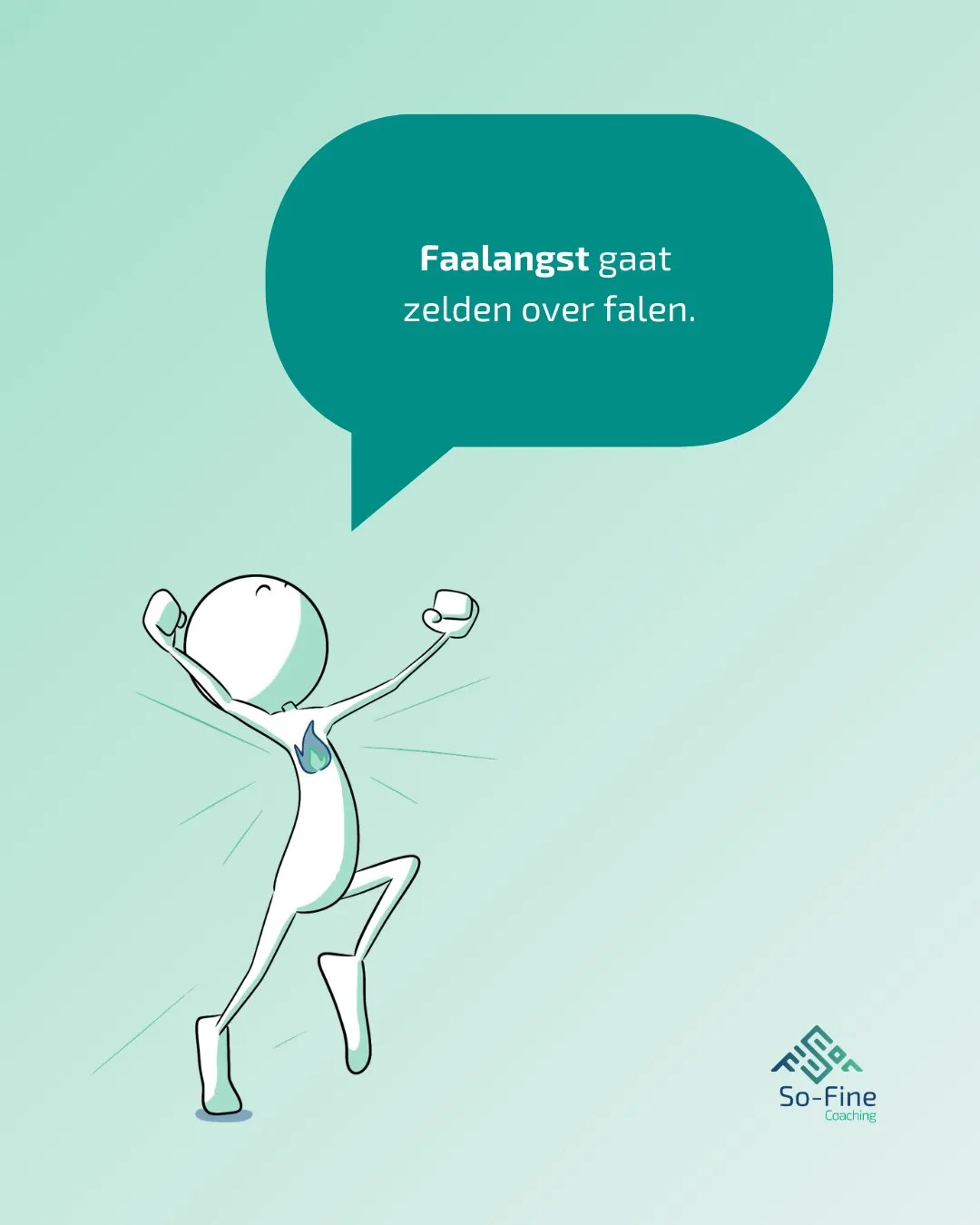 Faalangst gaat meestal niet over een slechte score.