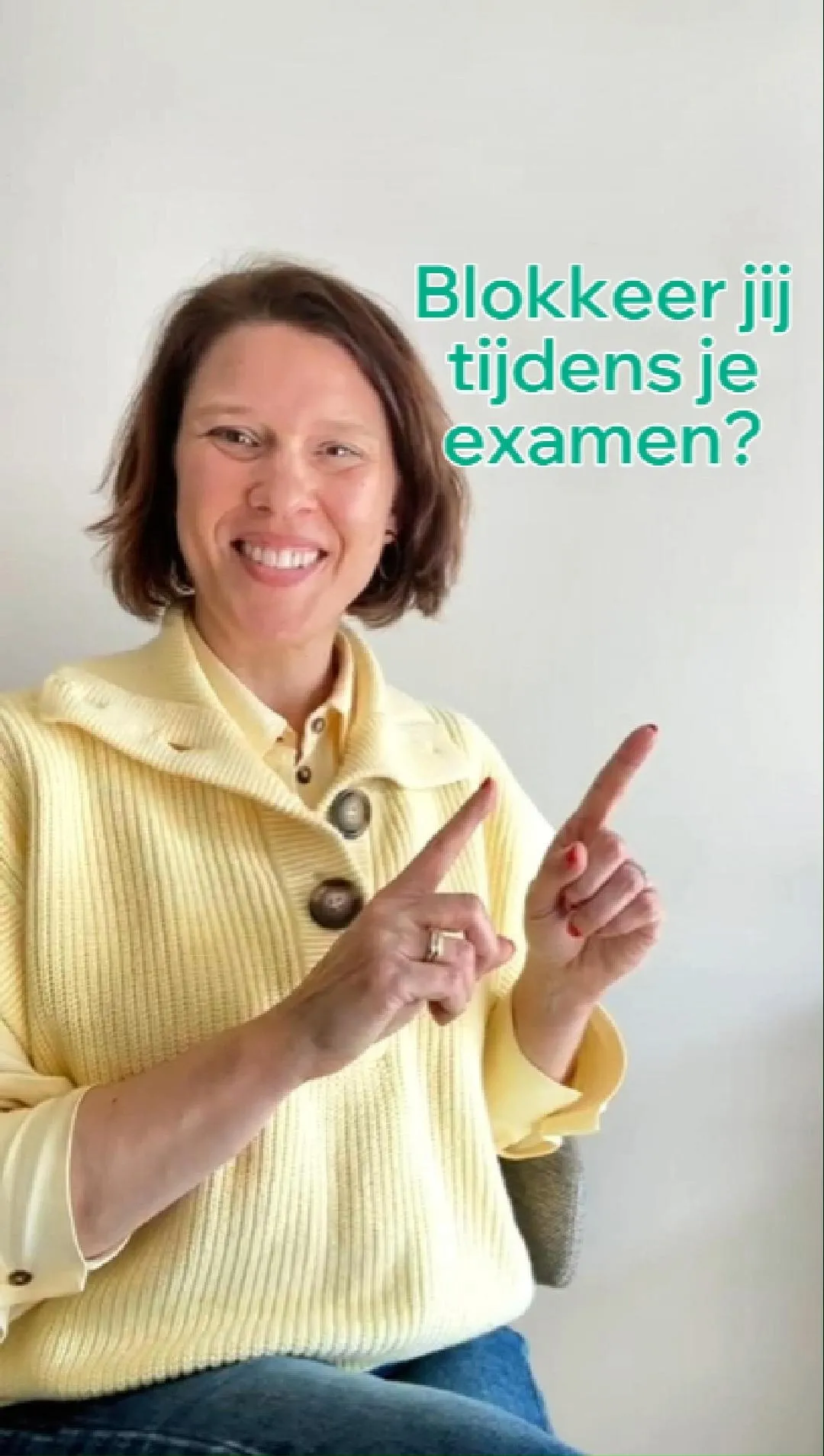 Tijdens een examen is het niet alleen wat je kent…
